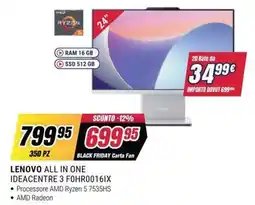 Trony Lenovo All in One offerta