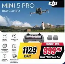 Trony DJI MINI 5 PRO RC2 COMBO offerta