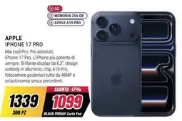 Trony Apple iPhone 17 Pro offerta