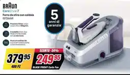 Trony Braun Ferro da stiro con caldaia offerta