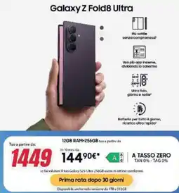 Trony Galaxy Z Fold8 Ultra offerta