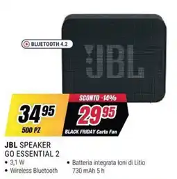 Trony JBL Speaker Go Essential 2 offerta