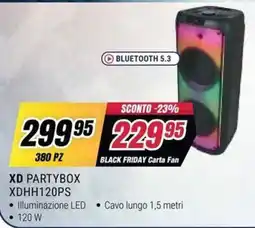 Trony XD PARTYBOX offerta