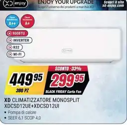 Trony XD Climatizzatore Monosplit offerta