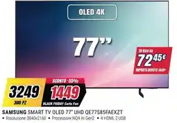 Trony Samsung Smart TV OLED 77" UHD offerta