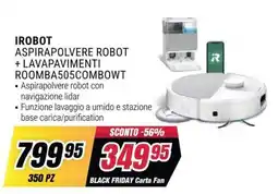 Trony Irobot aspirapolvere robot + lavapavimenti roomba505combowt offerta