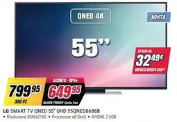 Trony LG SMART TV QNED 55" UHD offerta