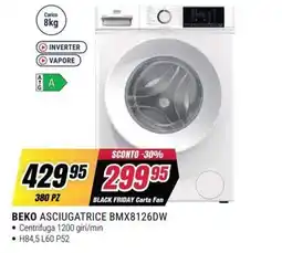Trony Beko asciugatrice bmx8126dw offerta