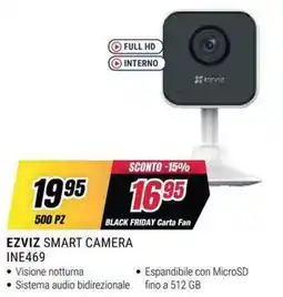 Trony EZVIZ SMART CAMERA offerta