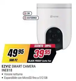 Trony EZVIZ SMART CAMERA INE818 offerta