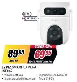 Trony Ezviz smart camera offerta