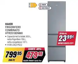 Trony Haier frigorifero combinato offerta