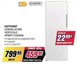 Trony Hotpoint congelatore verticale offerta