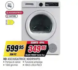 Trony XD Asciugatrice XDDR9HPD offerta