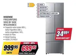 Trony Hisense frigorifero side by side offerta