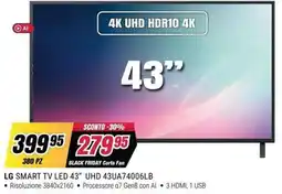 Trony LG SMART TV LED 43" offerta