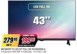 Trony LG SMART TV LED 43" FULL HD offerta