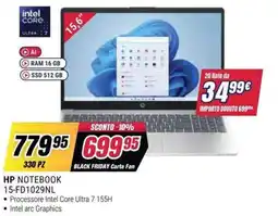 Trony HP NOTEBOOK 15-FD1029NL offerta