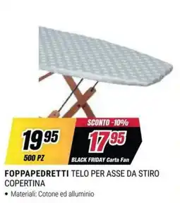 Trony Foppapedretti telo per asse da stiro copertina offerta