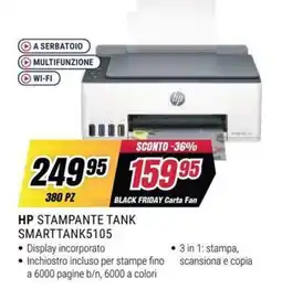 Trony HP Stampante Tank SmartTank5105 offerta