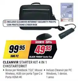 Trony Cleanvir Starter Kit 4 in 1 offerta