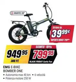 Trony EMG E-Bike Bomber One offerta