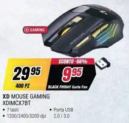 Trony XD Mouse Gaming offerta
