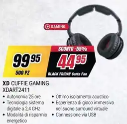 Trony XD cuffie gaming offerta