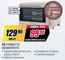 Trony XD Fornetto offerta