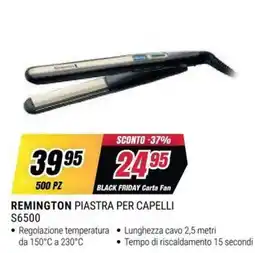 Trony Remington piastra per capelli S6500 offerta