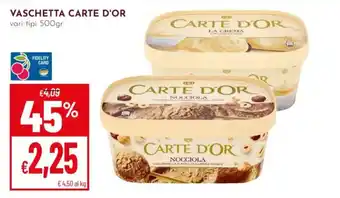 Carte d'Or vaschetta