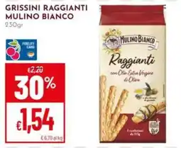 Pan Grissini Raggianti Mulino Bianco offerta