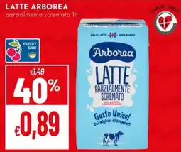 Pan Latte Arborea parzialmente scremato offerta