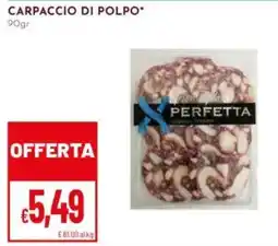 Pan Carpaccio di polpo Perfetta offerta