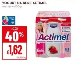 Pan Yogurt da bere Actimel offerta