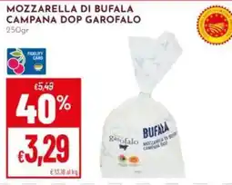 Pan Mozzarella di bufala campana dop garofalo offerta