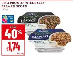 Pan Riso pronto integrale/ basmati Scotti offerta