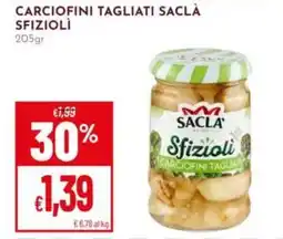 Pan Sacla sfiziolì carciofini tagliati offerta