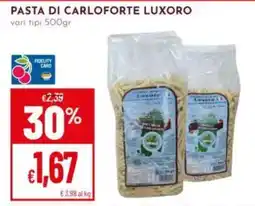 Pan Pasta di Carloforte Luxoro offerta