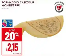 Pan Formaggio Casizolu Montiferru offerta