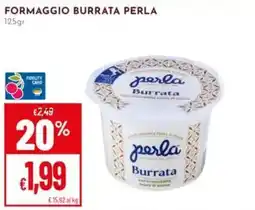 Pan Formaggio burrata perla offerta