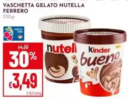 Pan Vaschetta gelato Nutella Ferrero offerta