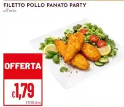 Pan Filetto pollo panato party offerta