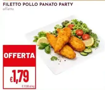 Pan Filetto pollo panato party offerta