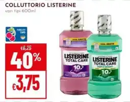 Pan Colluttorio Listerine offerta
