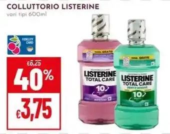 Pan Colluttorio Listerine offerta