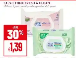 Pan Salviettine Fresh & Clean Milleusi offerta