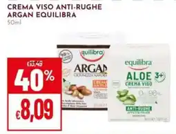 Pan Crema viso anti-rughe argan equilibra offerta