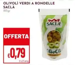 Pan Olivoli verdi a rondelle Saclà offerta