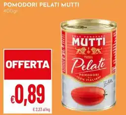Pan Pomodori pelati Mutti offerta